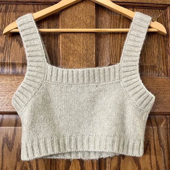 ZARA Crystal Bow Cardigan and Crop Tank Top | Size M - Picture 5 of 6